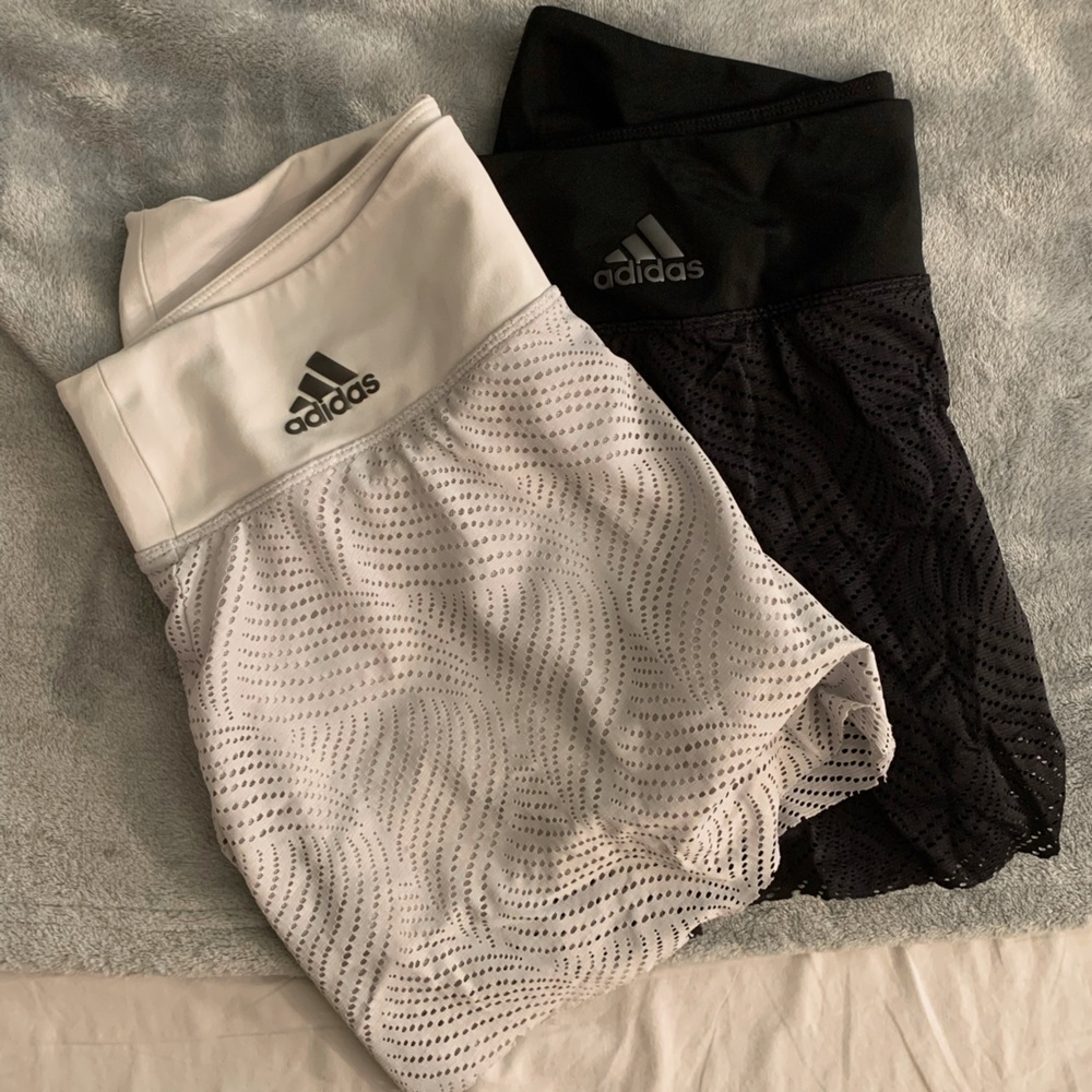 Adidas Tennis Skirts Black and White Bundle Size S